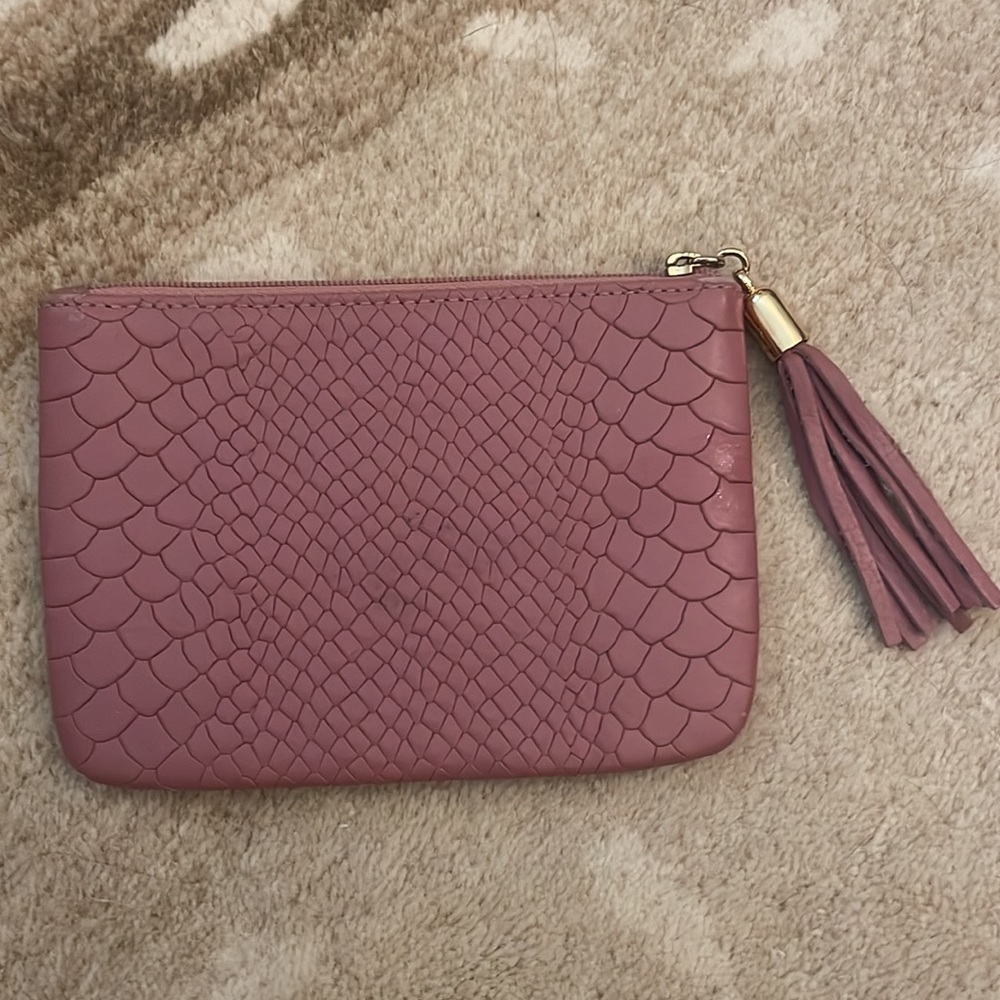 Gigi New York Embossed Python Leather small makeup - Picture 6 of 7